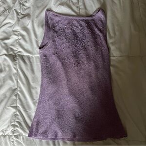 Sparkly shimmery tank fits XS